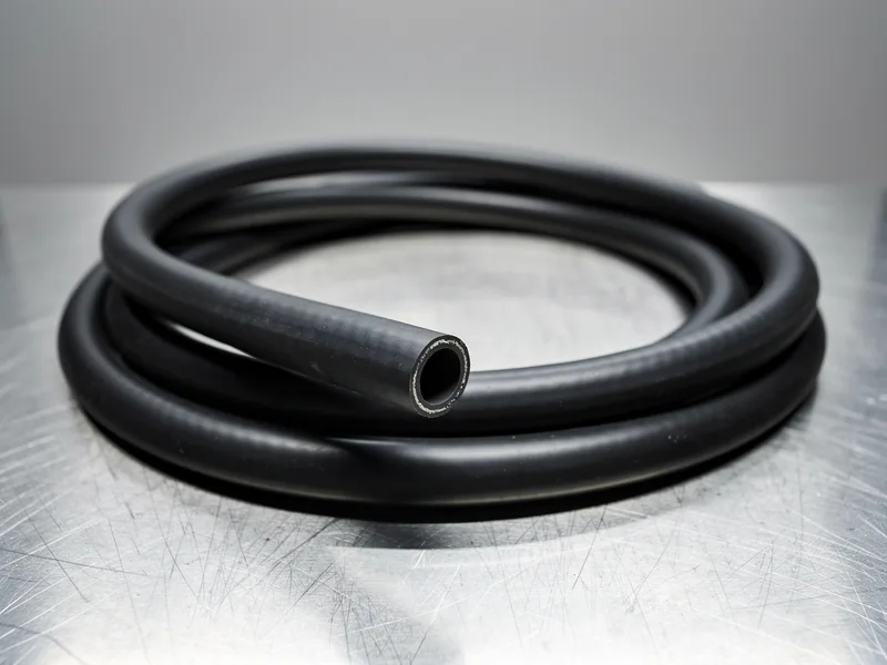 SAE 100 R6 / EN 854 R6 Tek Tekstil Örgülü Hortum — tezgâh üzerinde ürün görseli